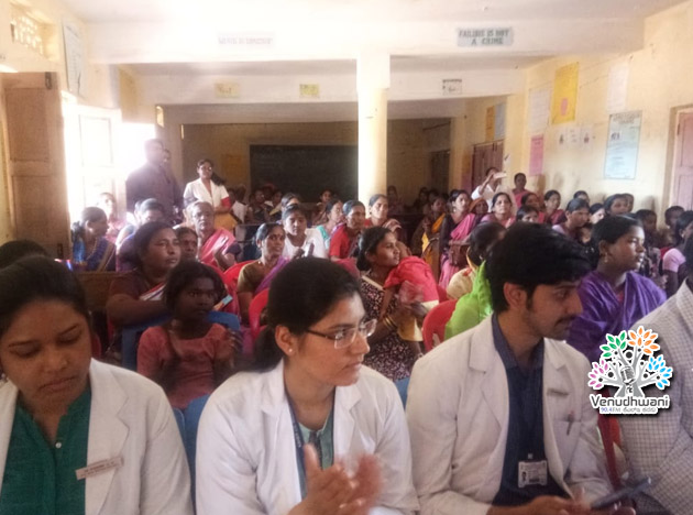 As part of International Womens Day Health Camp Was Organized by KLE Venudhwani 90.4 FM CRS 